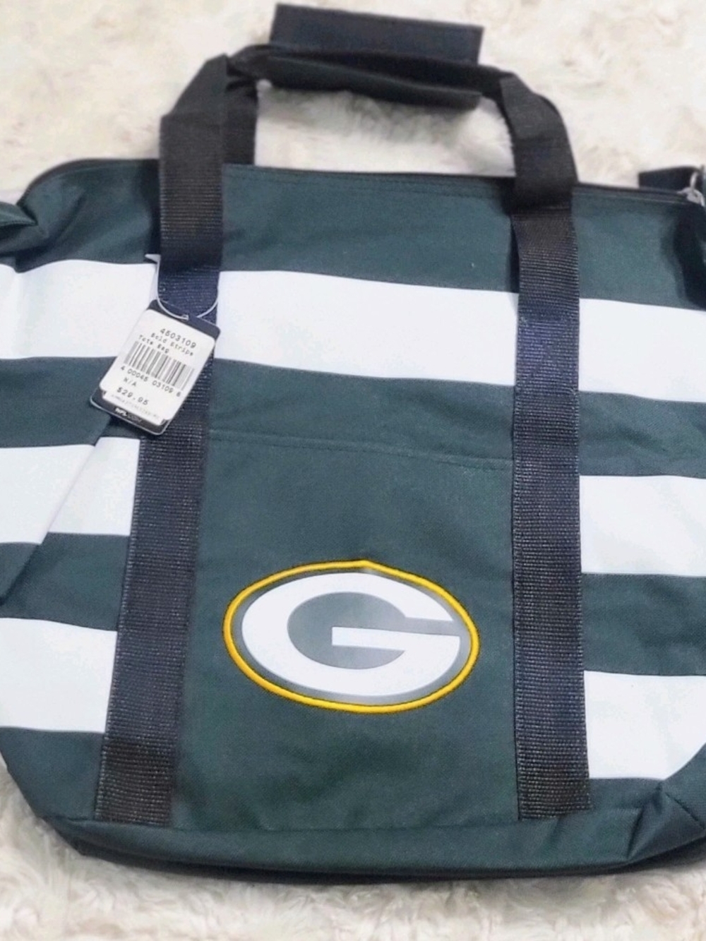 NFL Green Bay Packers Bold Stripe Tote Bag